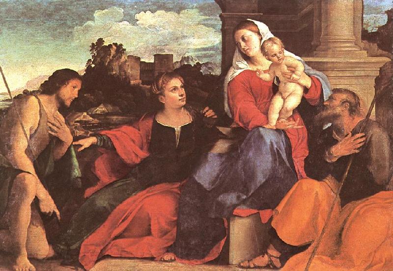Palma Vecchio Sacred Conversation France oil painting art